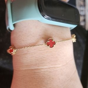 VCA 18K REAL GOLD BRACELET STAMPED AU/750